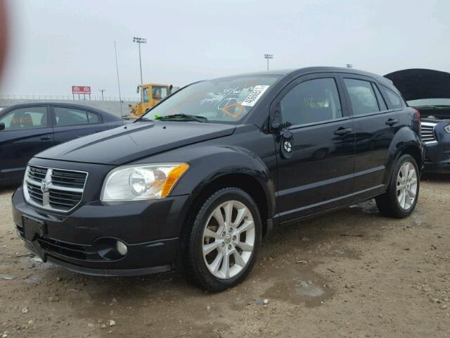 1B3CB5HA4AD594752 - 2010 DODGE CALIBER BLACK photo 2