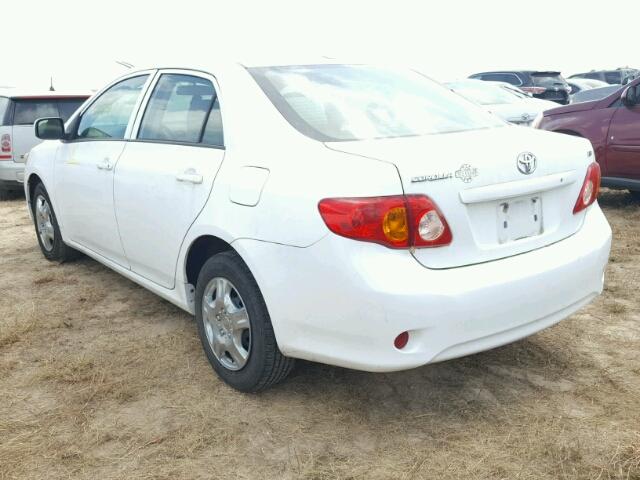 2T1BU4EE9AC407217 - 2010 TOYOTA COROLLA BA WHITE photo 3