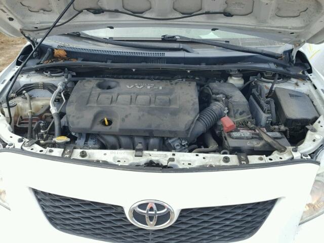 2T1BU4EE9AC407217 - 2010 TOYOTA COROLLA BA WHITE photo 7