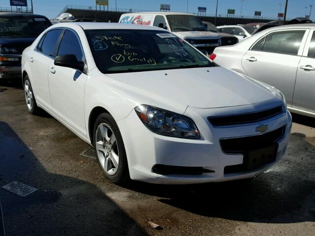 1G1ZA5EU7CF354055 - 2012 CHEVROLET MALIBU WHITE photo 1