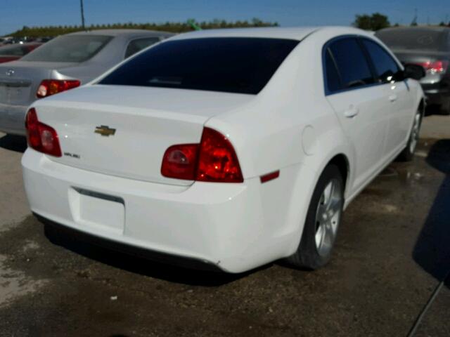 1G1ZA5EU7CF354055 - 2012 CHEVROLET MALIBU WHITE photo 4