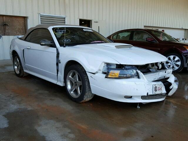 1FAFP45X74F201793 - 2004 FORD MUSTANG WHITE photo 1