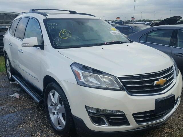 1GNKRJKD4FJ182218 - 2015 CHEVROLET TRAVERSE L WHITE photo 1