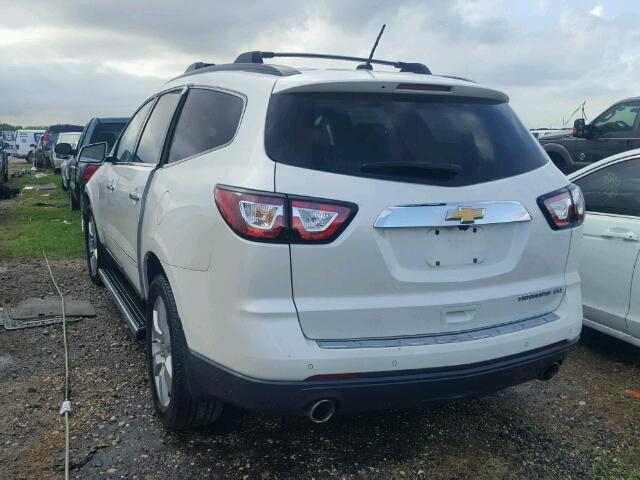 1GNKRJKD4FJ182218 - 2015 CHEVROLET TRAVERSE L WHITE photo 3