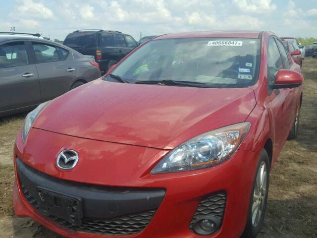 JM1BL1V78D1761953 - 2013 MAZDA 3 I RED photo 2