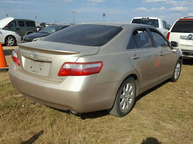 4T1BE46K37U186352 - 2007 TOYOTA CAMRY NEW GOLD photo 4