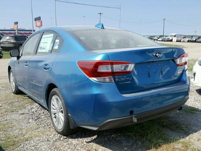 4S3GKAD68H3612292 - 2017 SUBARU IMPREZA PR BLUE photo 3