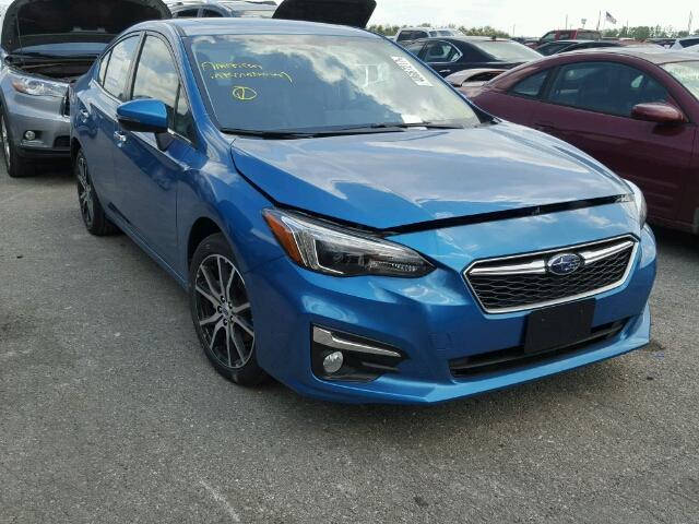 4S3GKAU6XH3629062 - 2017 SUBARU IMPREZA LI BLUE photo 1