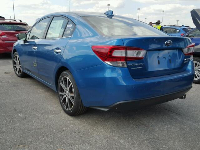 4S3GKAU6XH3629062 - 2017 SUBARU IMPREZA LI BLUE photo 3