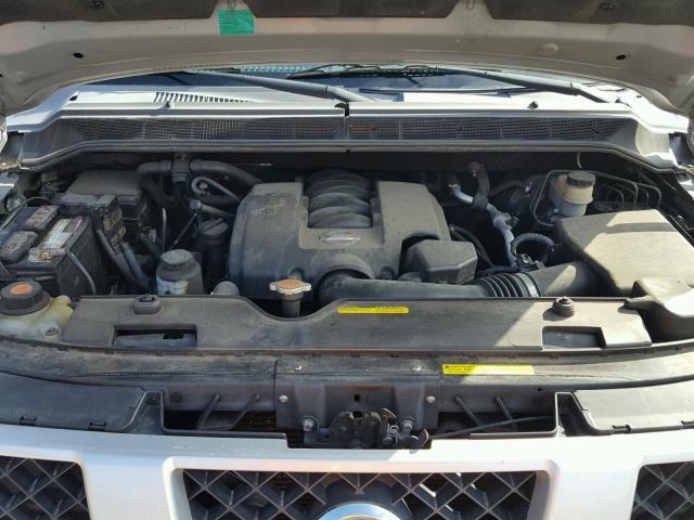 5N1AA08BX6N729640 - 2006 NISSAN ARMADA SE SILVER photo 7