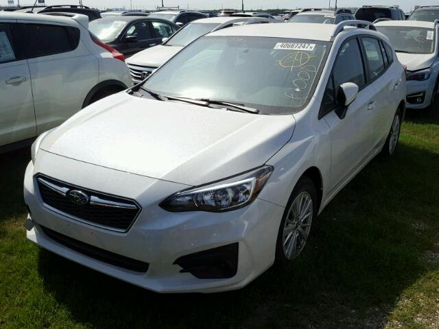 4S3GTAB64H3732574 - 2017 SUBARU IMPREZA PR WHITE photo 2