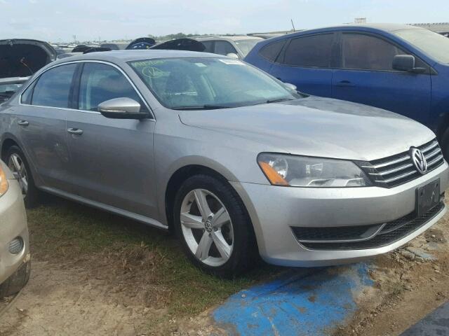 1VWBH7A30CC065773 - 2012 VOLKSWAGEN PASSAT SE SILVER photo 1