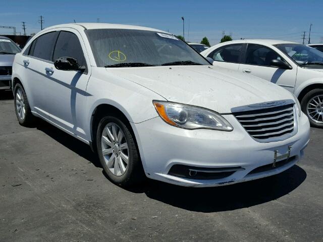 1C3CCBCGXDN527968 - 2013 CHRYSLER 200 LIMITE WHITE photo 1