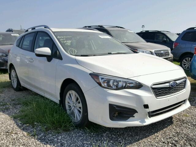 4S3GTAB65H3721082 - 2017 SUBARU IMPREZA PR WHITE photo 1