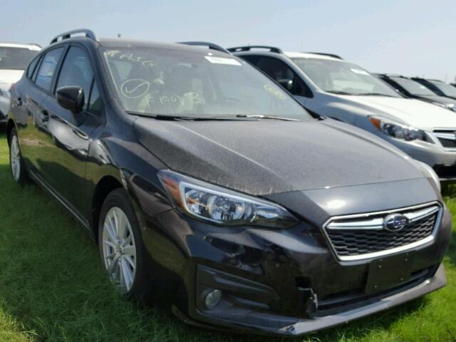 4S3GTAD67H3732193 - 2017 SUBARU IMPREZA PR BLACK photo 1