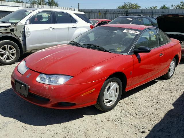 1G8ZN12882Z153736 - 2002 SATURN SC1 RED photo 2