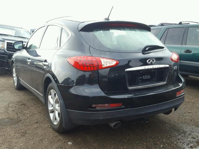 JN1AJ0HR2AM753112 - 2010 INFINITI EX35 BASE BLACK photo 3