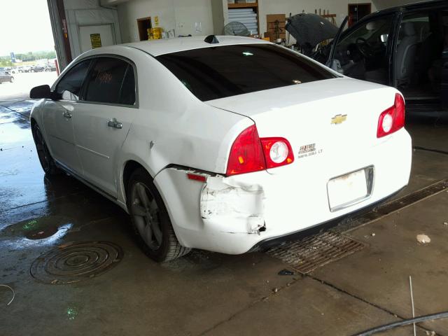 1G1ZC5E09CF299230 - 2012 CHEVROLET MALIBU 1LT WHITE photo 3
