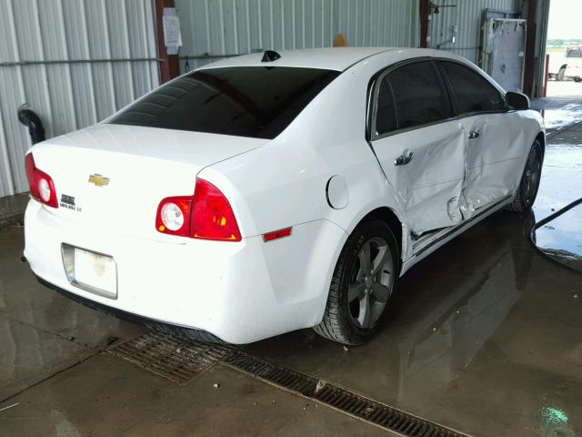 1G1ZC5E09CF299230 - 2012 CHEVROLET MALIBU 1LT WHITE photo 4