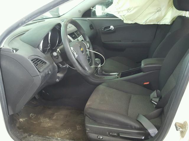 1G1ZC5E09CF299230 - 2012 CHEVROLET MALIBU 1LT WHITE photo 5