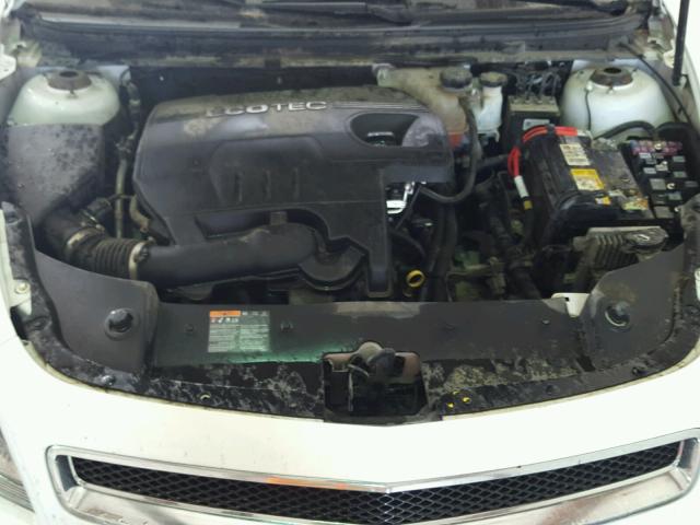 1G1ZC5E09CF299230 - 2012 CHEVROLET MALIBU 1LT WHITE photo 7