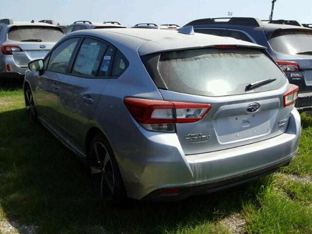 4S3GTAK60H3736086 - 2017 SUBARU IMPREZA SP SILVER photo 3