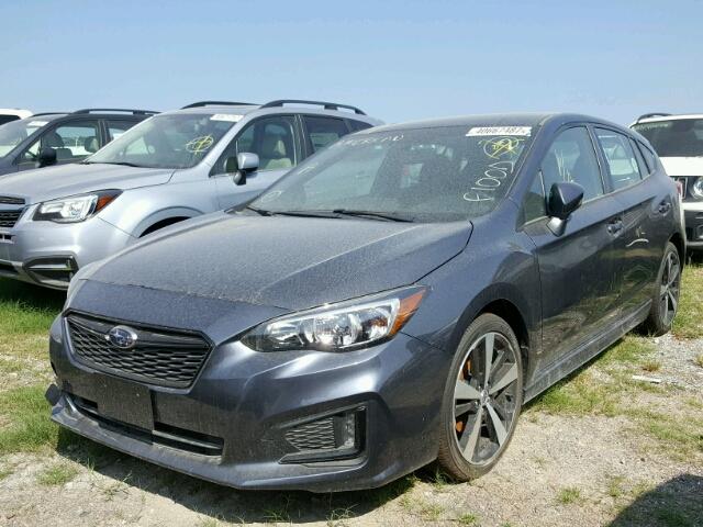 4S3GTAM68H3724362 - 2017 SUBARU IMPREZA SP GRAY photo 2