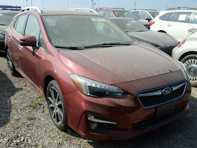 4S3GTAN63H3750060 - 2017 SUBARU IMPREZA LI BURGUNDY photo 1