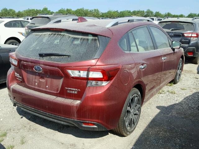 4S3GTAN63H3750060 - 2017 SUBARU IMPREZA LI BURGUNDY photo 4