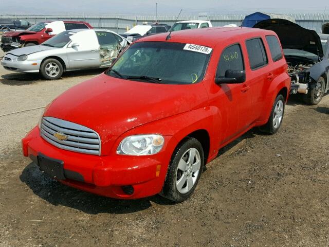 3GNCA13B69S526868 - 2009 CHEVROLET HHR LS RED photo 2