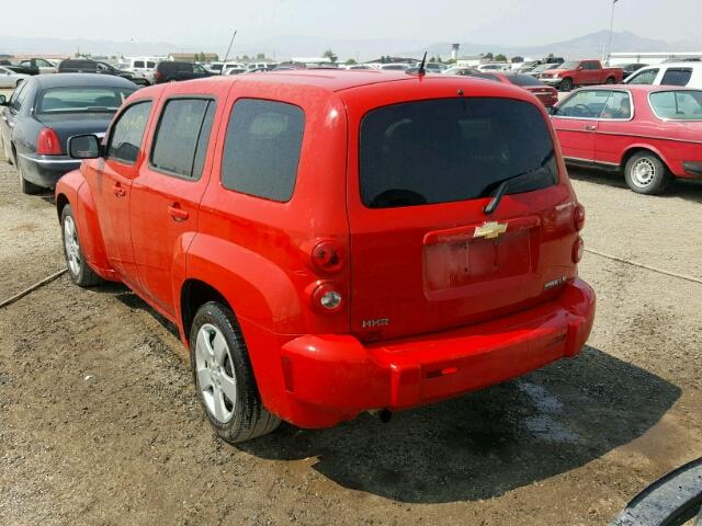 3GNCA13B69S526868 - 2009 CHEVROLET HHR LS RED photo 3