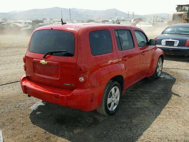 3GNCA13B69S526868 - 2009 CHEVROLET HHR LS RED photo 4