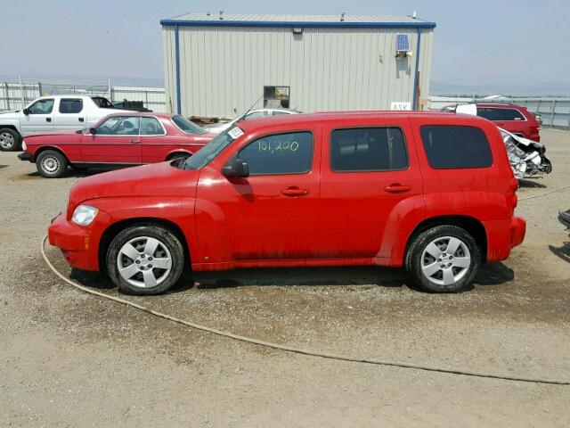 3GNCA13B69S526868 - 2009 CHEVROLET HHR LS RED photo 9