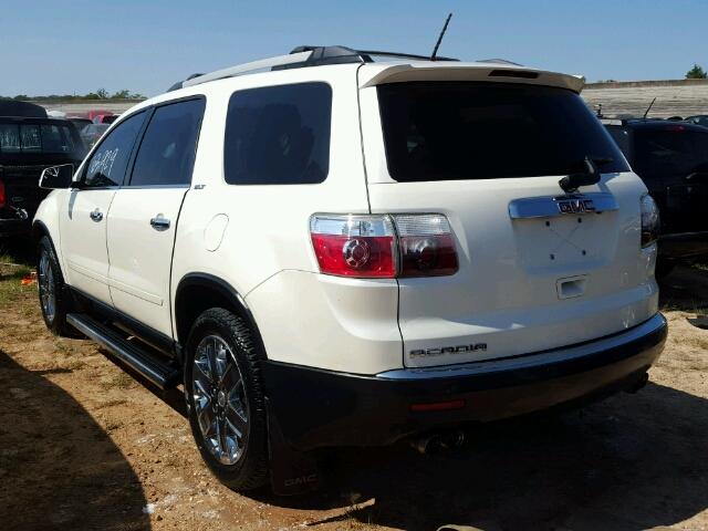 1GKKRRED3CJ310161 - 2012 GMC ACADIA WHITE photo 3