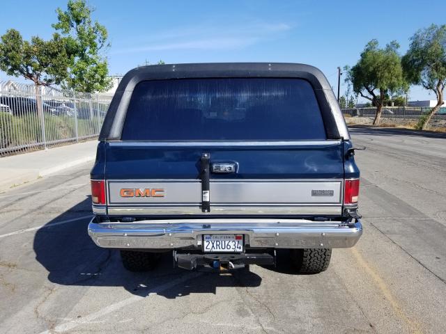 1G5EK18H5FF523219 - 1985 GMC JIMMY K150 BLUE photo 5