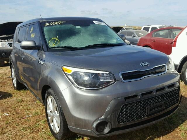 KNDJP3A54F7215635 - 2015 KIA SOUL GRAY photo 1