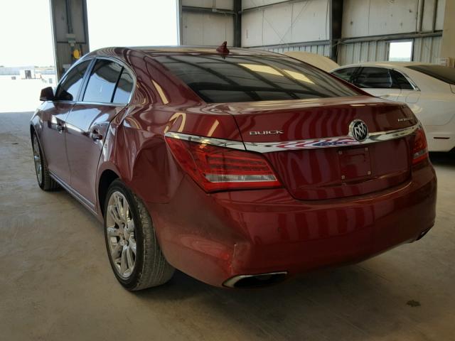 1G4GD5G31EF195994 - 2014 BUICK LACROSSE P RED photo 3