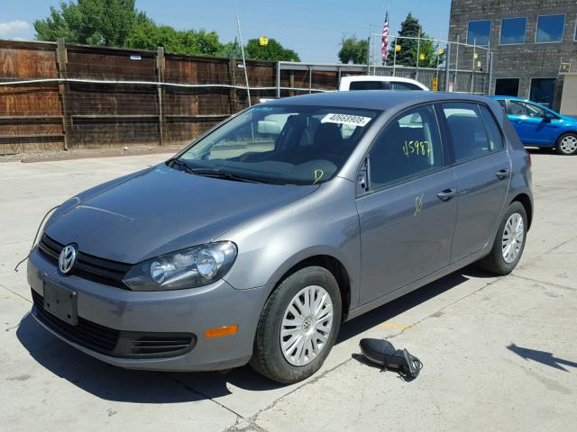 WVWDB7AJXDW141592 - 2013 VOLKSWAGEN GOLF GRAY photo 2