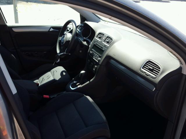 WVWDB7AJXDW141592 - 2013 VOLKSWAGEN GOLF GRAY photo 5