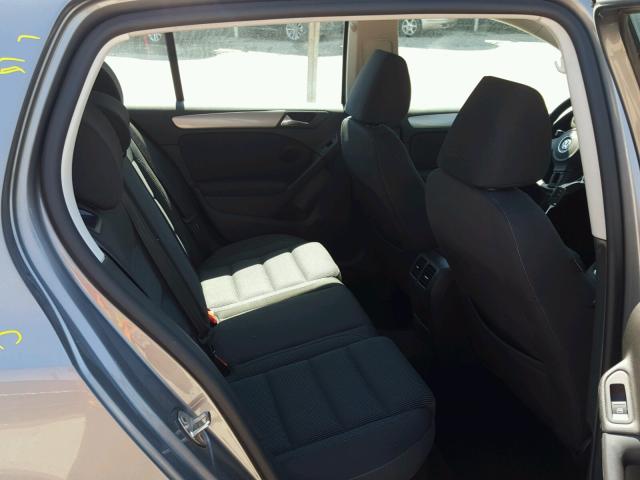WVWDB7AJXDW141592 - 2013 VOLKSWAGEN GOLF GRAY photo 6