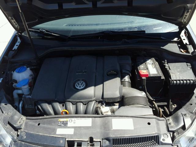 WVWDB7AJXDW141592 - 2013 VOLKSWAGEN GOLF GRAY photo 7