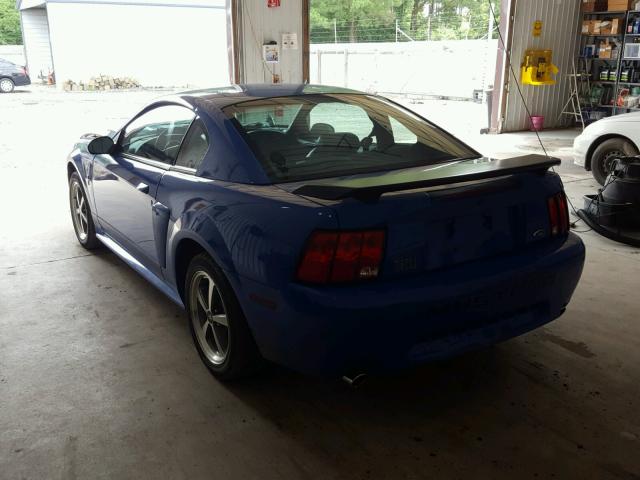 1FAFP42RX3F390394 - 2003 FORD MUSTANG MA BLUE photo 3