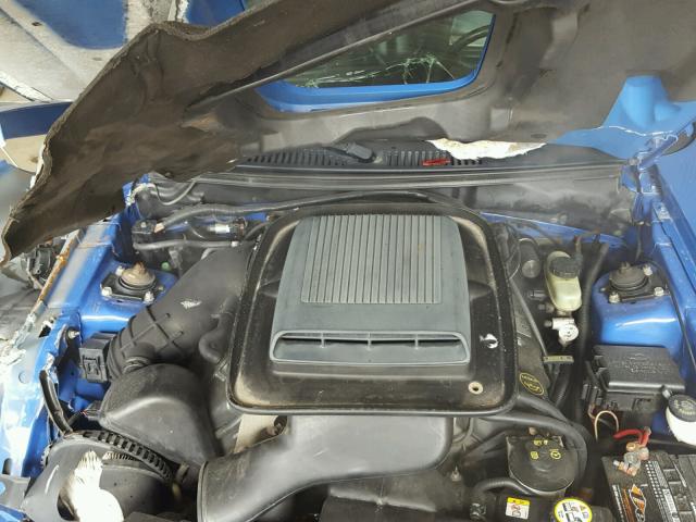 1FAFP42RX3F390394 - 2003 FORD MUSTANG MA BLUE photo 7