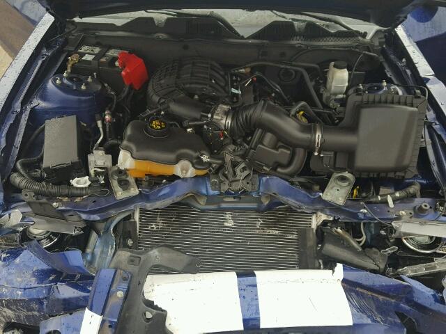 1ZVBP8AM2E5276871 - 2014 FORD MUSTANG BLUE photo 7