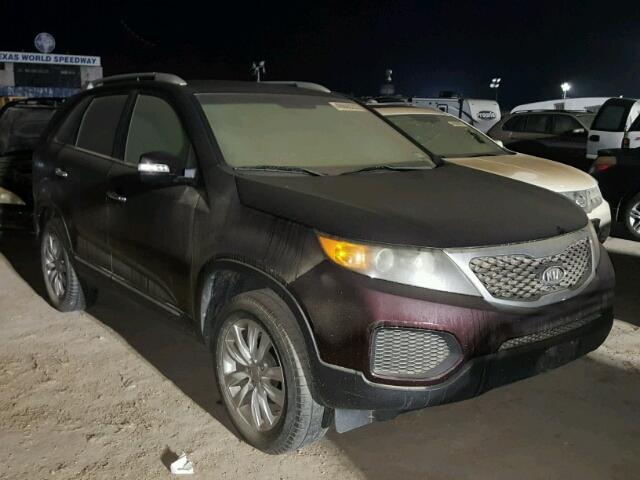 5XYKT4A20BG103701 - 2011 KIA SORENTO BURGUNDY photo 1