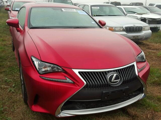 JTHHE5BC5F5008226 - 2015 LEXUS RC RED photo 9