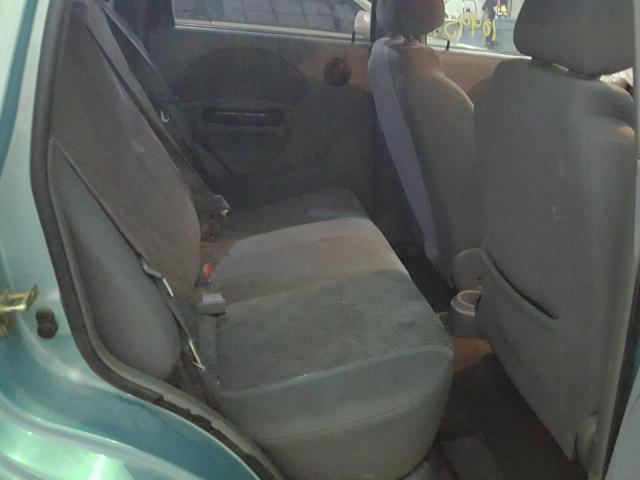 KL1TD62625B313057 - 2005 CHEVROLET AVEO BASE Vert photo 6