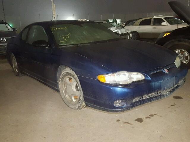 2G1WX12KX49336849 - 2004 CHEVROLET MONTE CARL BLUE photo 1