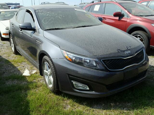 KNAGM4A70F5641227 - 2015 KIA OPTIMA LX BLACK photo 1