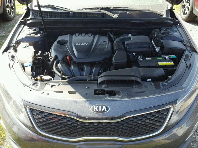 KNAGM4A70F5641227 - 2015 KIA OPTIMA LX BLACK photo 7